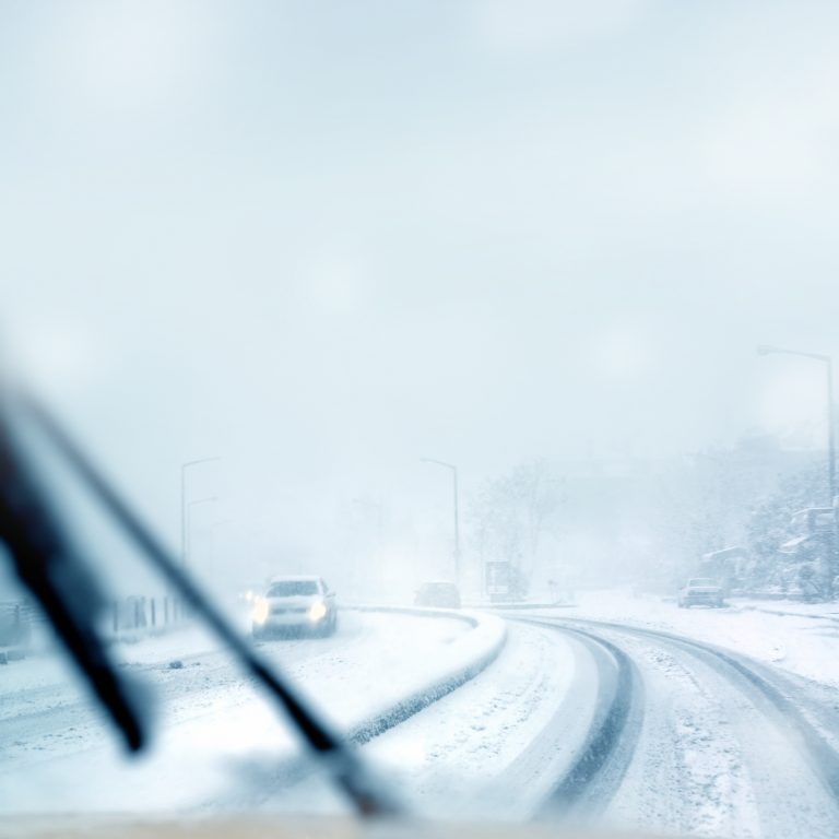 Winter road image